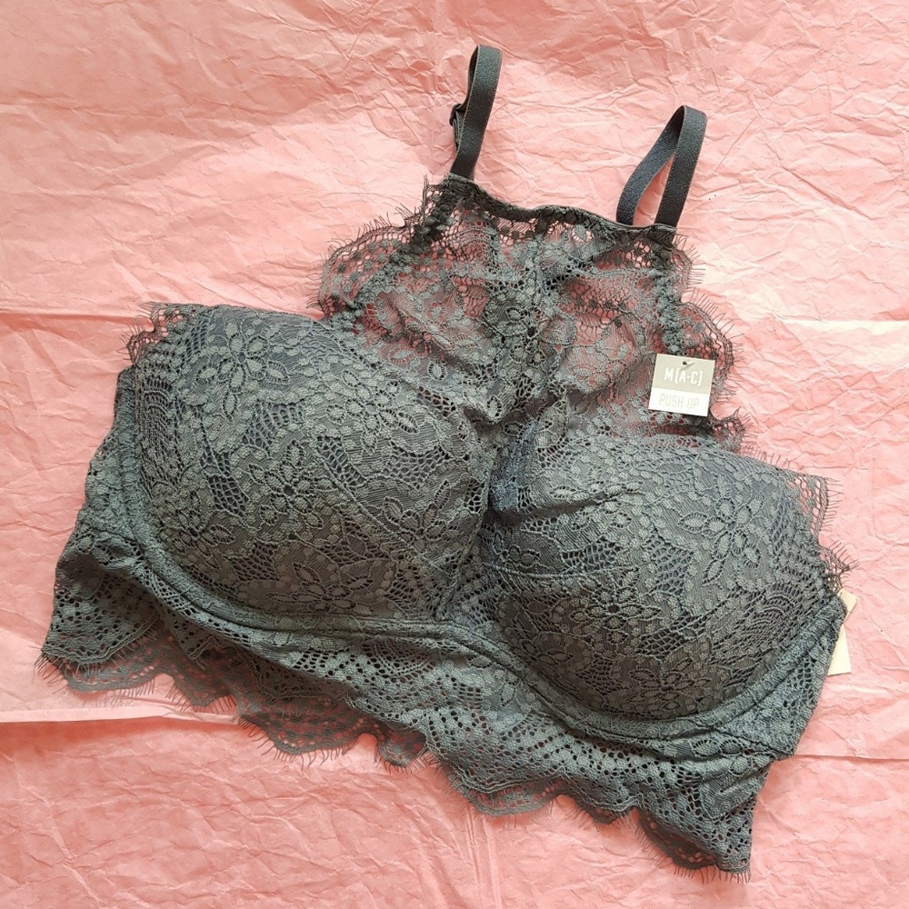 Victoria's Secret PINK high neck push up bralette